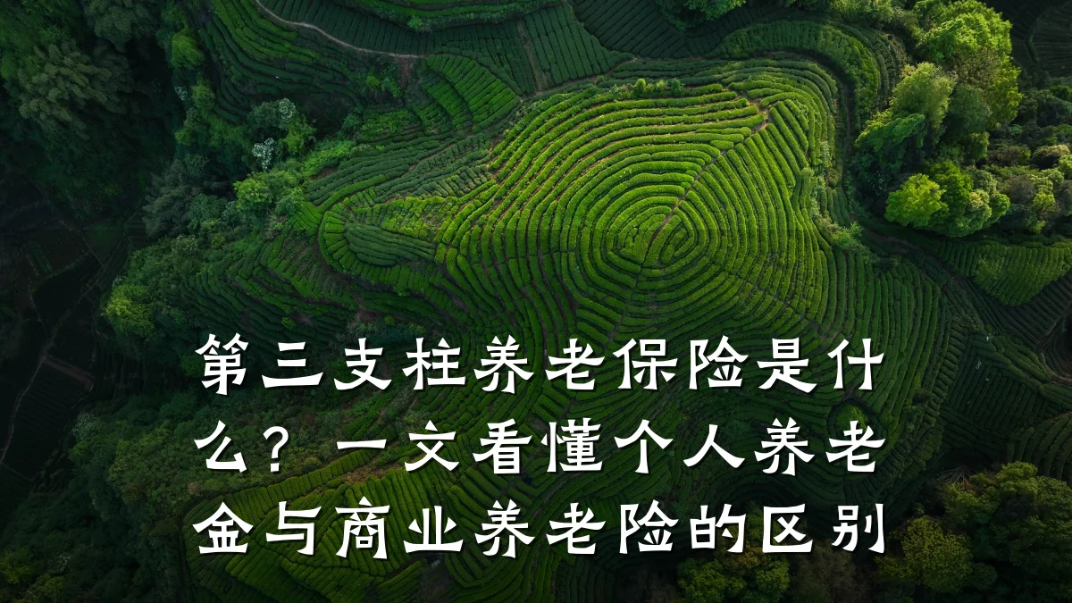 第三支柱养老保险是什么？一文看懂个人养老金与商业养老险的区别