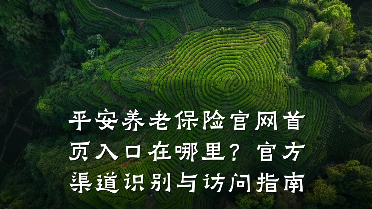 平安养老保险官网首页入口在哪里?官方渠道识别与访问指南