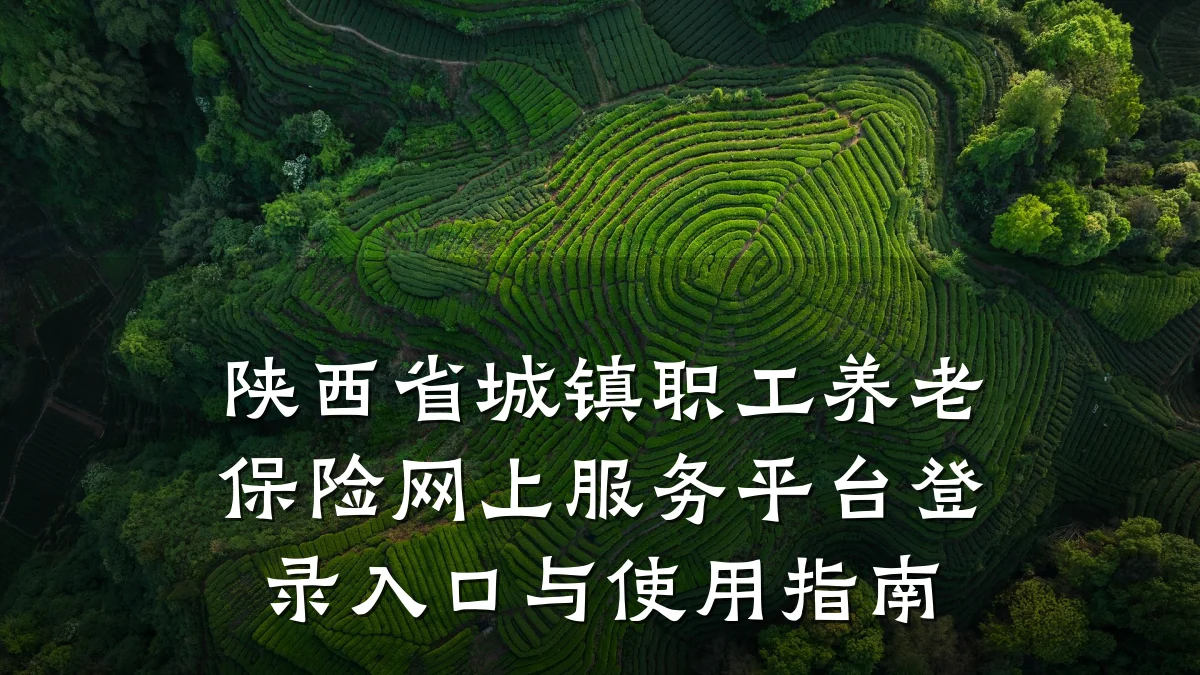 陕西省城镇职工养老保险网上服务平台登录入口与使用指南