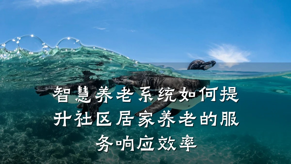 智慧养老系统如何提升社区居家养老的服务响应效率