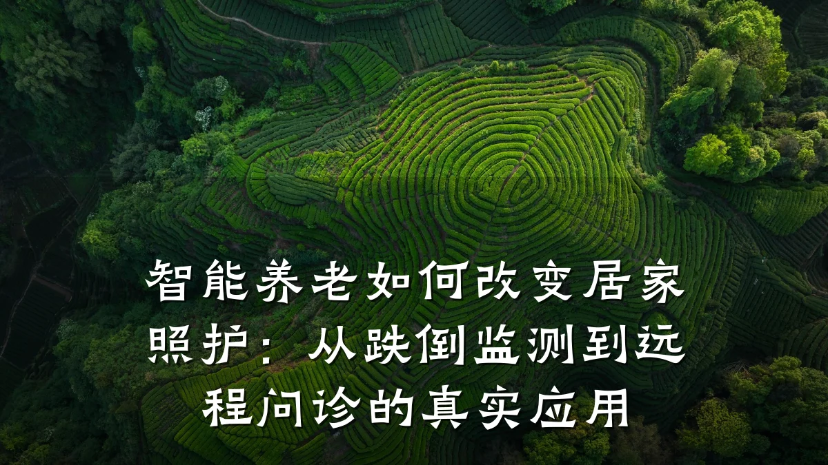 智能养老如何改变居家照护：从跌倒监测到远程问诊的真实应用