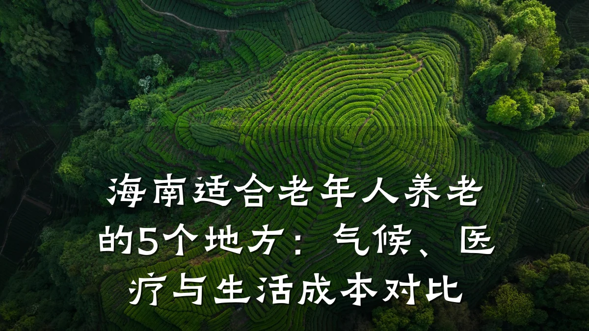 海南适合老年人养老的5个地方:气候、医疗与生活成本对比