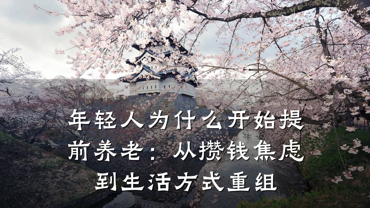 年轻人为什么开始提前养老:从攒钱焦虑到生活方式重组
