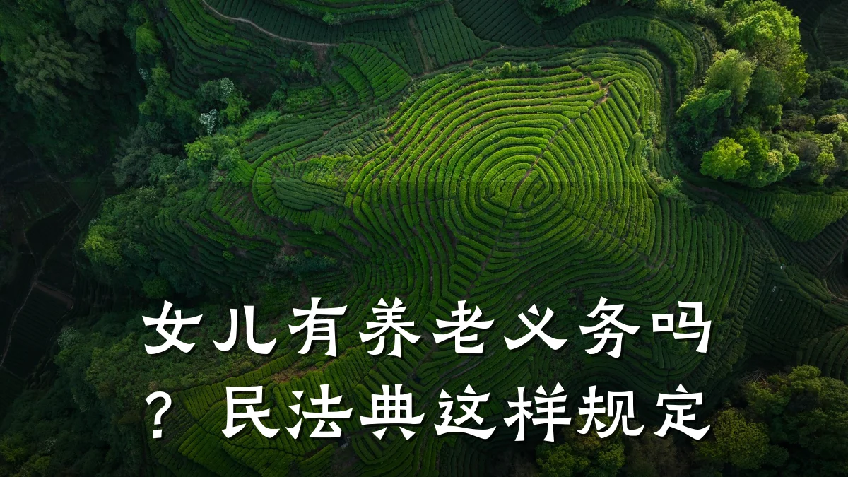 女儿有养老义务吗?民法典这样规定