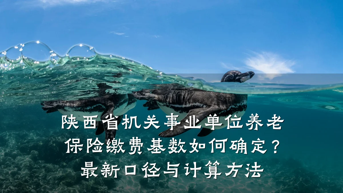 陕西省机关事业单位养老保险缴费基数如何确定?最新口径与计算方法