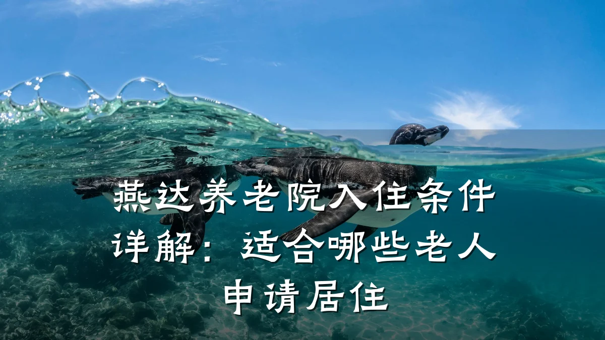 燕达养老院入住条件详解:适合哪些老人申请居住