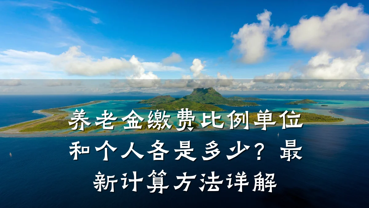 养老金缴费比例单位和个人各是多少?最新计算方法详解