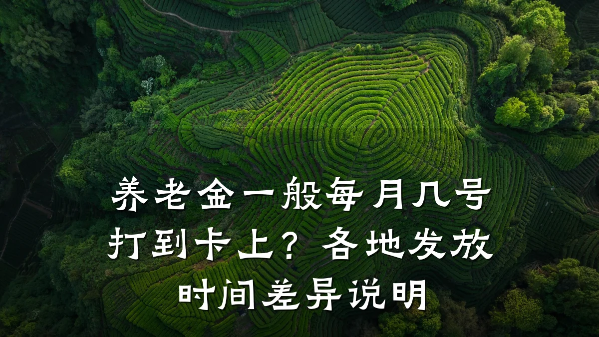养老金一般每月几号打到卡上?各地发放时间差异说明