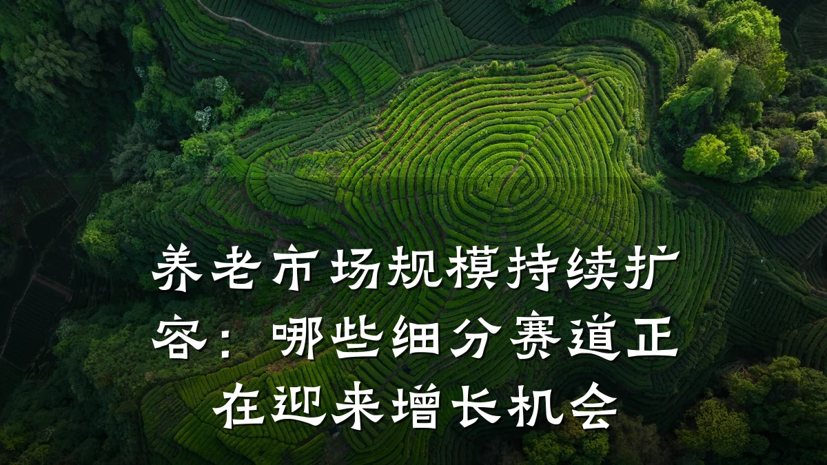 养老市场规模持续扩容：哪些细分赛道正在迎来增长机会