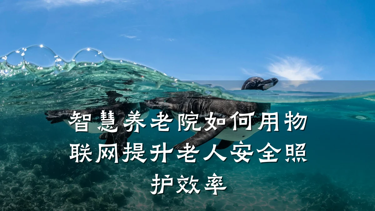 智慧养老院如何用物联网提升老人安全照护效率