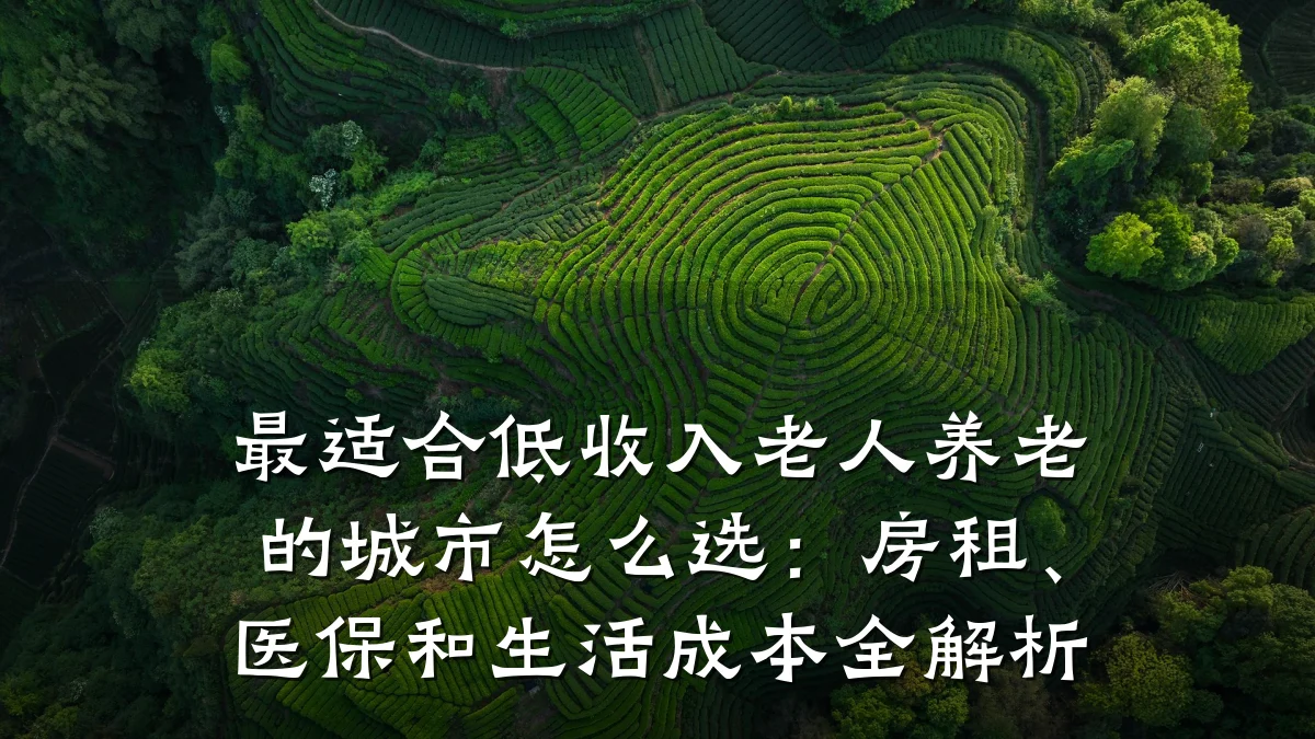 最适合低收入老人养老的城市怎么选：房租、医保和生活成本全解析