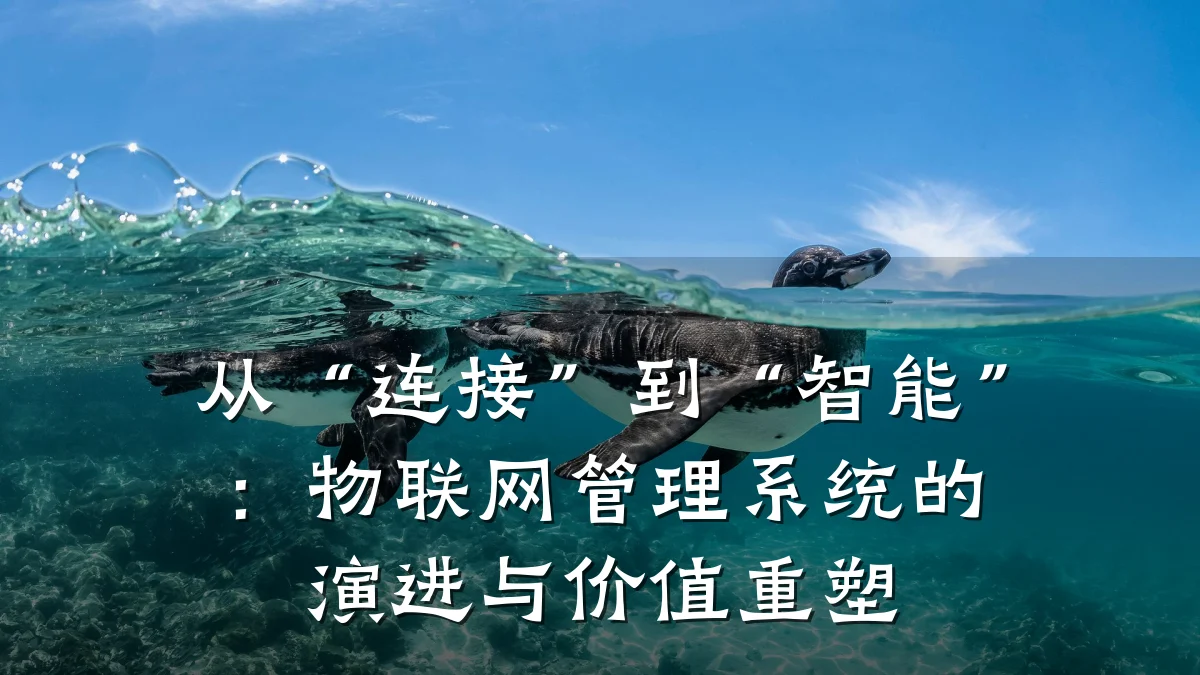 从“连接”到“智能”:物联网管理系统的演进与价值重塑