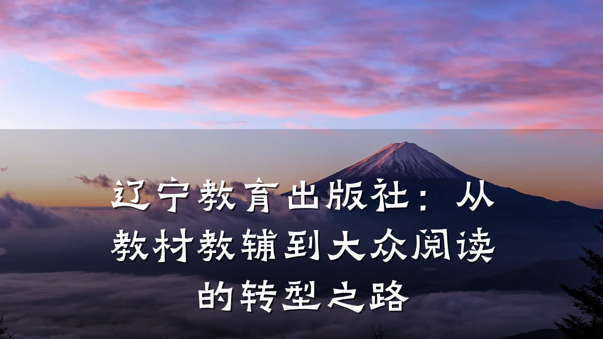 辽宁教育出版社：从教材教辅到大众阅读的转型之路